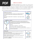 Cambios en La Materia