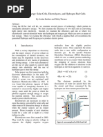 Fuel Cell Paper