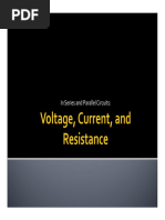 Voltage, Current, and Resistance PDF