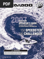 Seadoo 180 Challenger Operation and Maintenance Manual