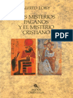 Los Misterios Paganos y El Misterio Cristiano