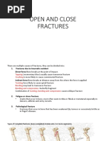 Open and Closed Fracture