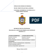 Informe de Pasantia