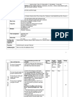 Description of Class Teaching Unit Recent Work Type of Lesson Sources Aims and Objectives Short Term Long Term