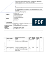 Description of Class Teaching Unit