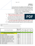 Tesda Annual Procurement Application Form