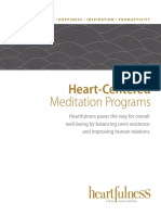 Meditation Programs: Heart-Centered