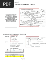 Diseño de Bocatoma