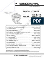 Sharp AR 5316 - 5320 Service Manual