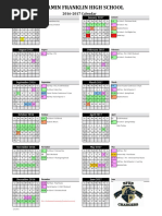 Bfhs Calendar 2016-2017