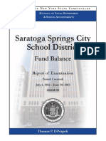 Saratoga Springs City School District: Fund Balance