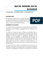 Equidad de Género en El Ecuador