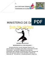 Discipulado Shalom Adonay La Importancia de La Danza