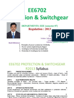 EE6702-Protection and Switchgear R2013