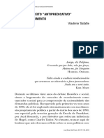 SAFATLE. Por Um Conceito Antipredicativo de Reconhecimento