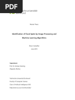 Identification of Focal Spots by Image Processing and Machine Learning Algorithms