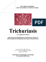 Trichuriasis y Sus Complicaciones Clínicas.