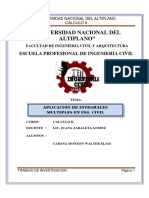 Aplicaciones de La Integral Multiple