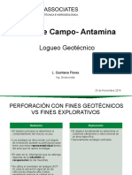 Taller Logueo Geotecnico 2015