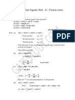 Continuous Time Signals Part I Fourier Series