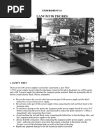 Langmuir Probes: Experiment 12