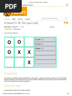 AI Based Tic Tac Toe (Java Code) - CodeProject