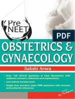 Pre-NEET Obstetrics and Gynaecology (Sakshi Arora)