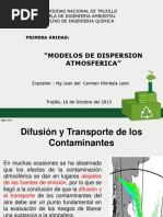 Modelo de Dispersion de Contaminantes Atmosfericos PDF