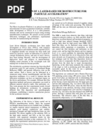 Fabrication of A Laser-Based Microstructure For Particle Acceleration