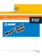 Mapei Dust Stop - Cerro Negro - Goldcorp