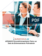 Acondicionamiento Fisico Sala Entrenamiento Polivalente PDF