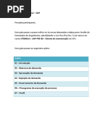 Guia Passo A Passo - SAP PM G2 - Cliente de Manutenção