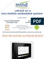 Android On A Non-Mobile Embedded System