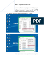 Insertar Paquete de Provicion Notebok Conectar Igualdad