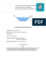 Un Canal Trapezoidal Cuyas Paredes Tienen Una Pendiente de Horizontal y Vertical