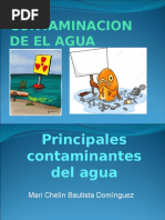 Contaminacion de El Agua