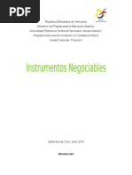 Instrumentos Negociables