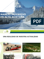 Curso Manejo Defensivo Alta Montaña MUTUAL