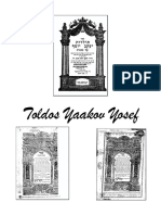 Toldos Yaakov Yosef by Rav Yaakov Yosef of Polnnoye Sample2