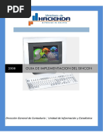 Guía para La Implantación Del SINCON 2009