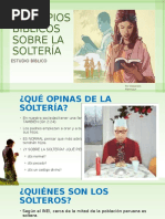 Principios Bíblicos Sobre La Soltería