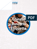 Chinese Business Etiquette