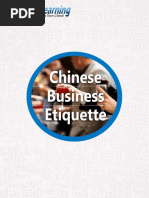 Chinese Business Etiquette