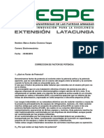 Correccion de Factor de Potencia