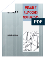 Metales y Aleaciones No Ferrosas