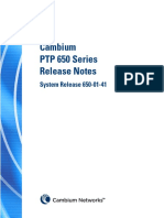 Cambium PTP 650 Series 01-41 System Release Notes