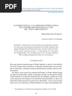 El Poder Judicial y El Derecho Internacional de Los Derechos Humanos. El Caso Del "Poeta Irreverente"