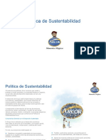 Politica de Sustentabilidad - ARCOR