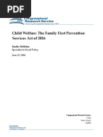 Family First Prevention Services Act of 2016