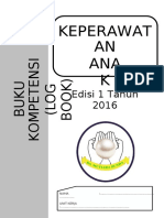 Buku Kompetensi (Log Book) Keperawatan Anak 2016